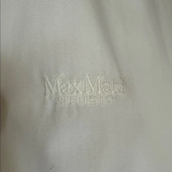 MaxMara Studio Doria Classic White Shirt NWT- size 16 - Picture 11 of 15